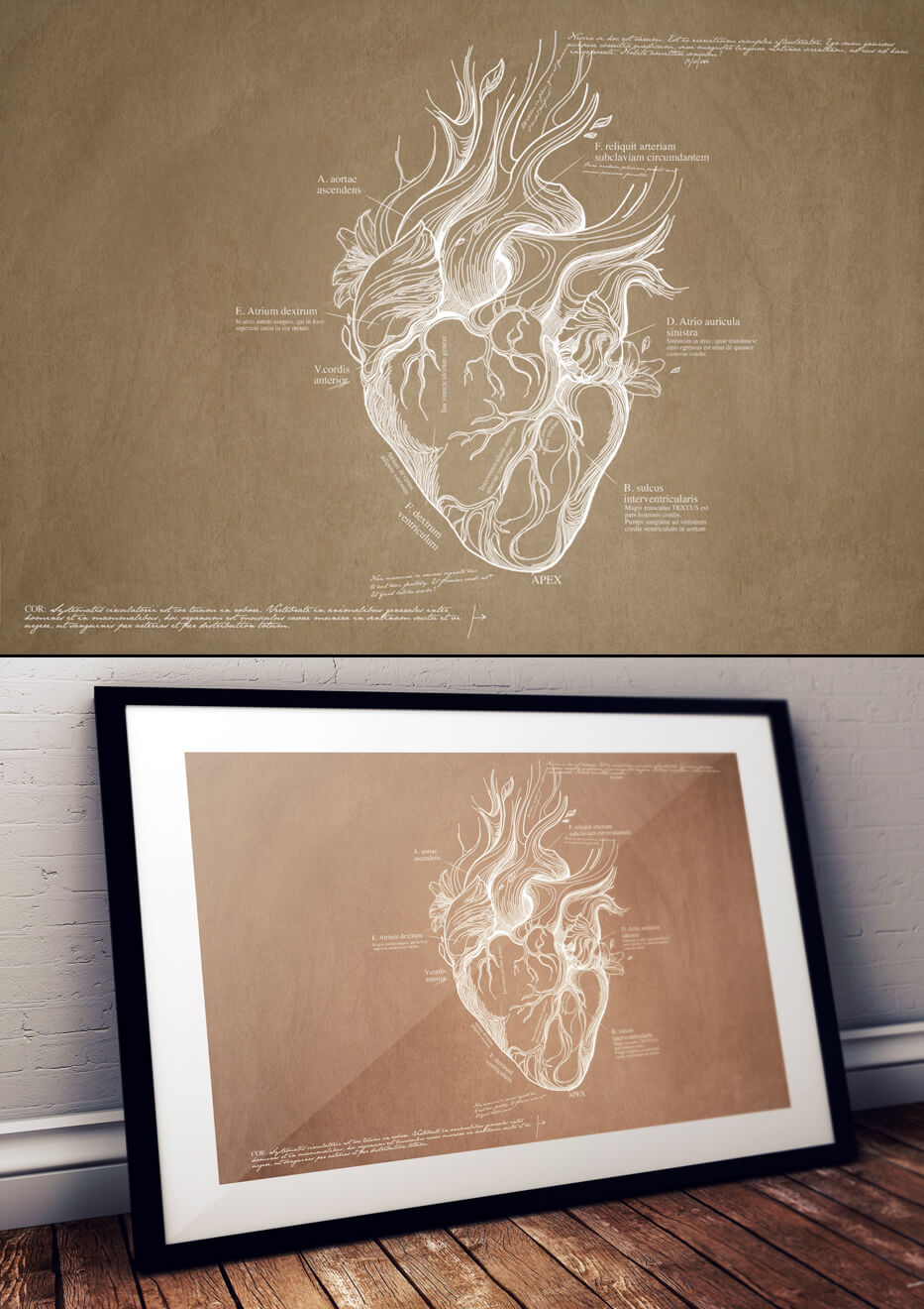 'Heart Tree' art print