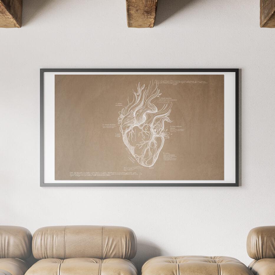 'Heart Tree' art print